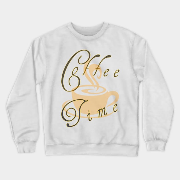 Coffee time Crewneck Sweatshirt by Grafititee